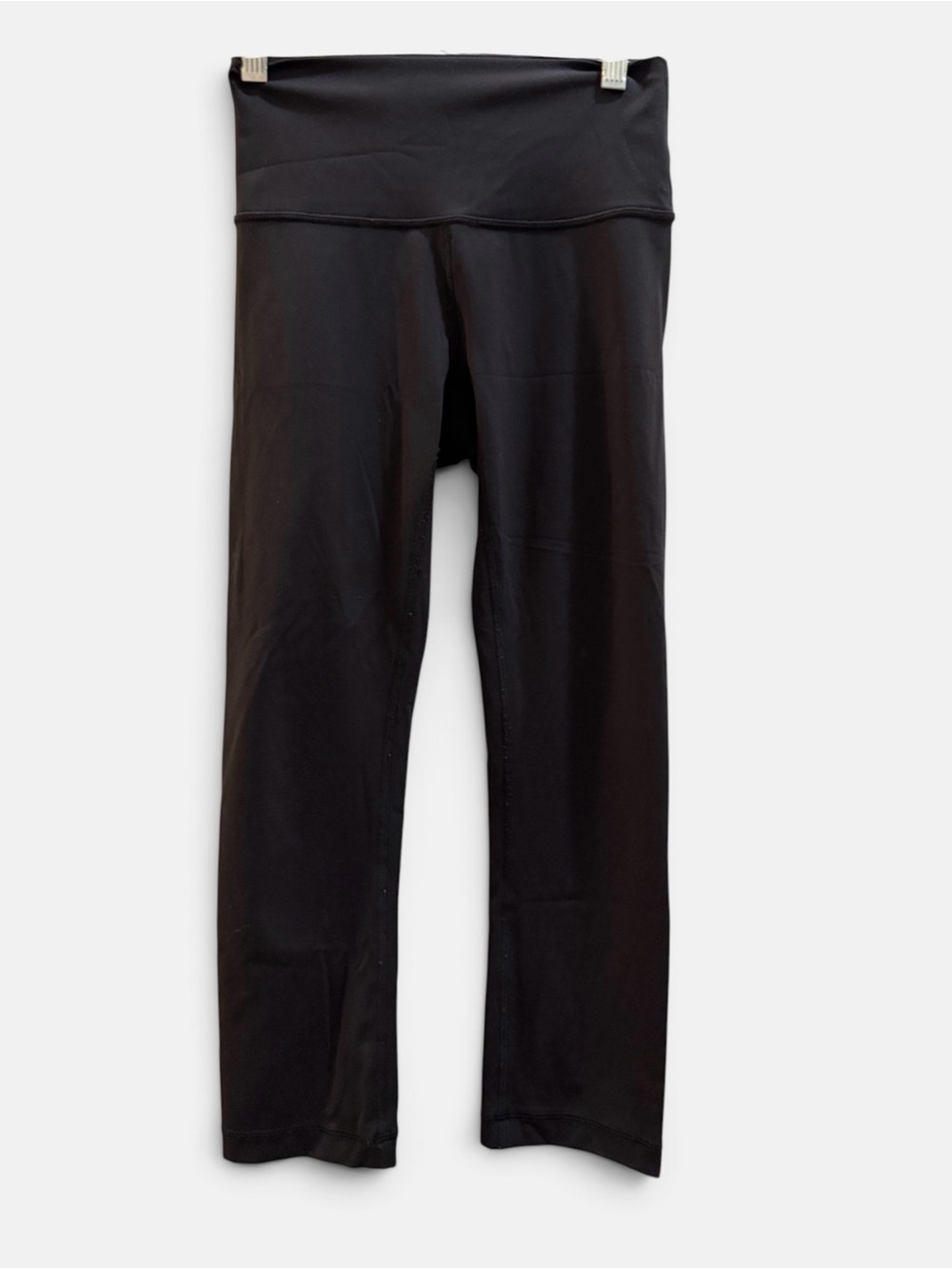LULULEMON Cropped Capris Leggings Black Sz S - Picture 2 of 4